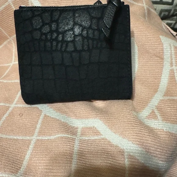 Kate Spade Black Croc-Embossed Handbag - Picture 5 of 7